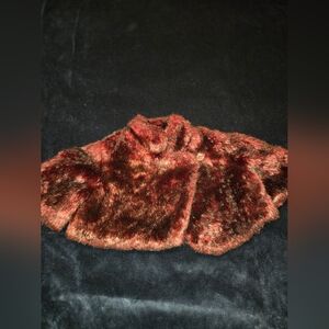 Baker By Ted Baker faux fur Cape/ Jacket/ Shawl Infant Size 12-18 Months